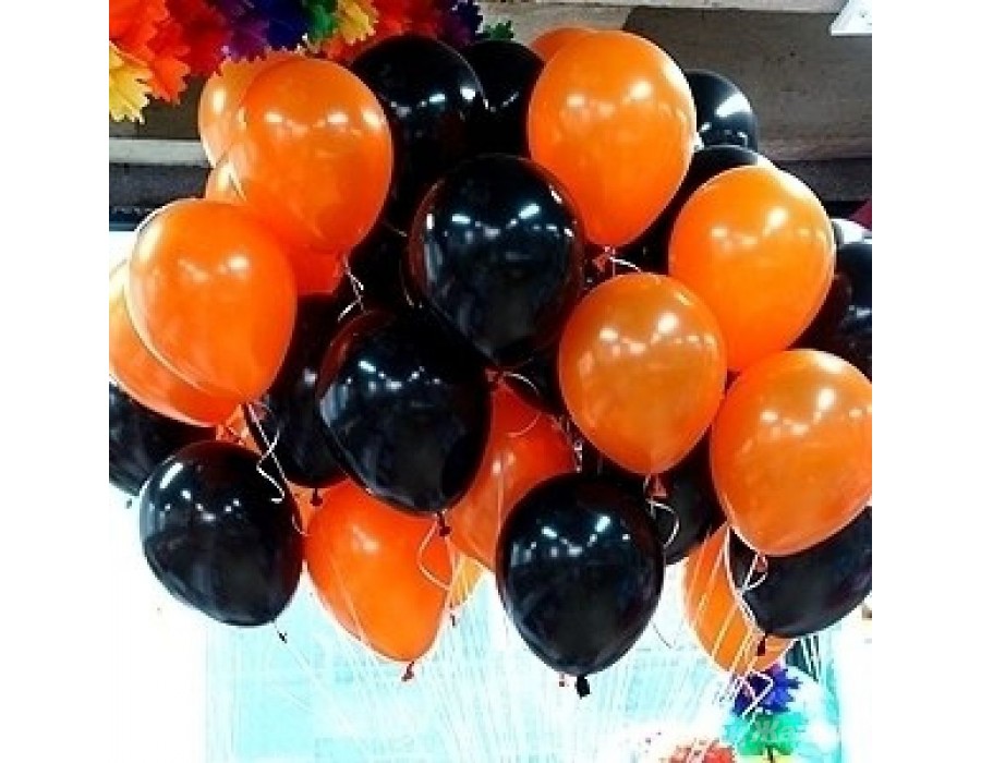 Оранжево-черные шары
